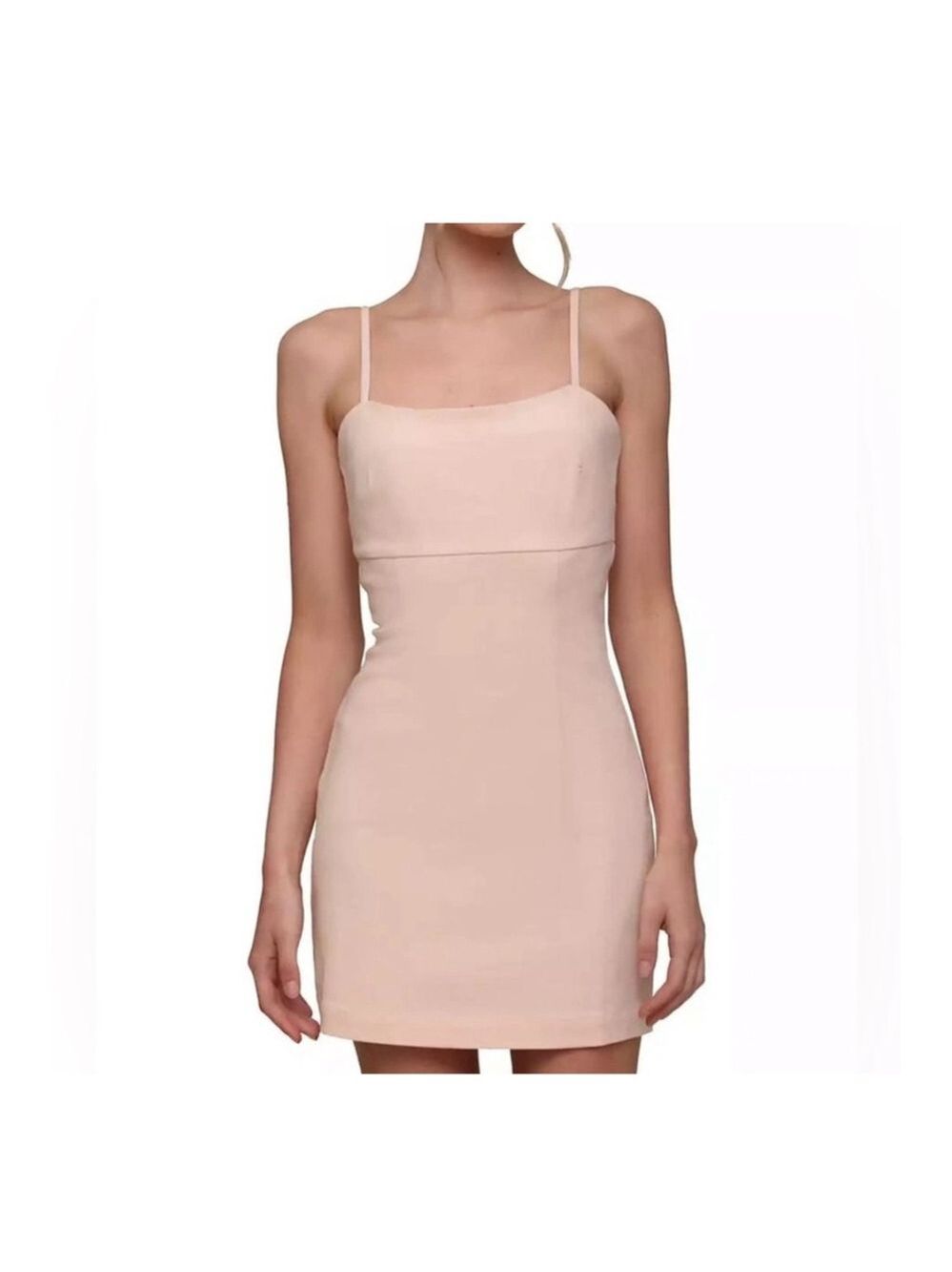 Women's Avec Les Filles Ecru Mini Dress Size 6